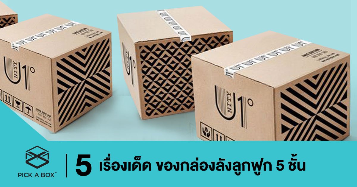 5 เรื่องเด็ด ของกล่องลังลูกฟูก 5 ชั้น