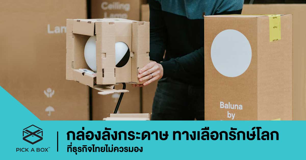 กล่องลังกระดาษ ทางเลือกรักษ์โลกที่ธุรกิจไทยไม่ควรมองข้าม ?