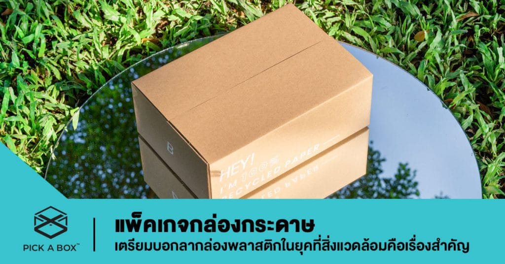 แพ็คเกจกล่องกระดาษ